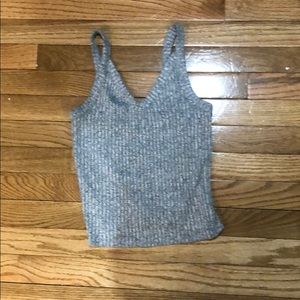 Grey crop top